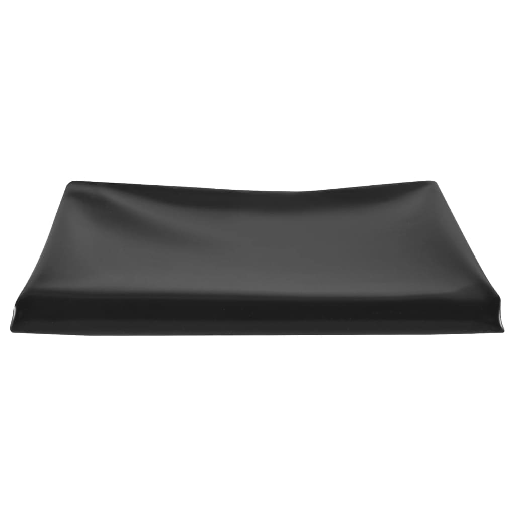 vidaXL Căptușeală pentru iaz, negru, 2x8 m, PVC, 0,5 mm