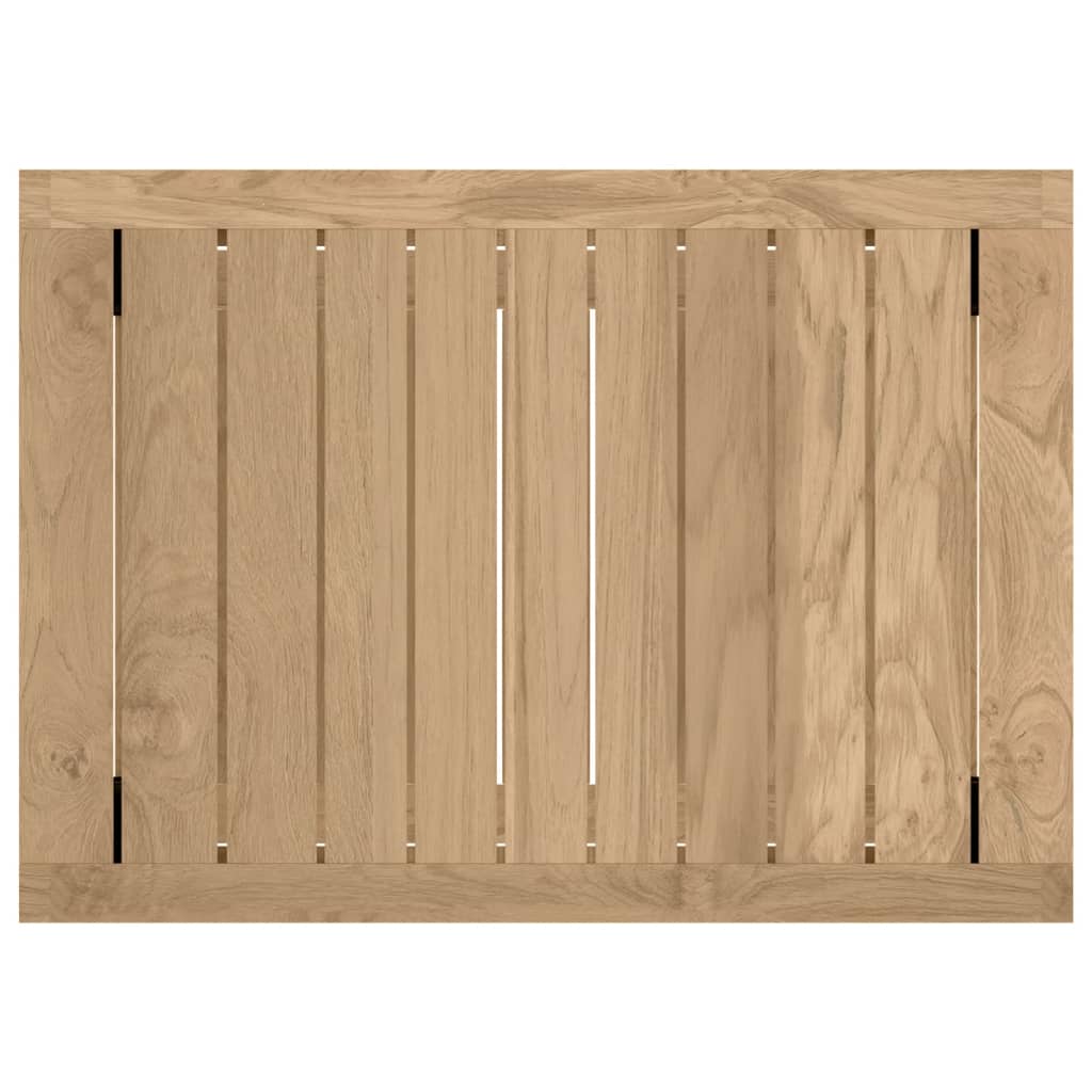 vidaXL Măsuță laterală de baie, 50x35x45 cm, lemn masiv de tec