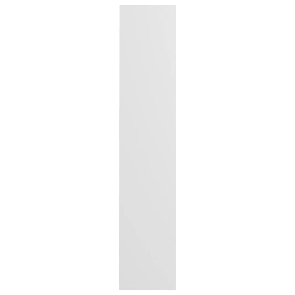 vidaXL Pantofar de perete, alb, 80x18x90 cm, PAL