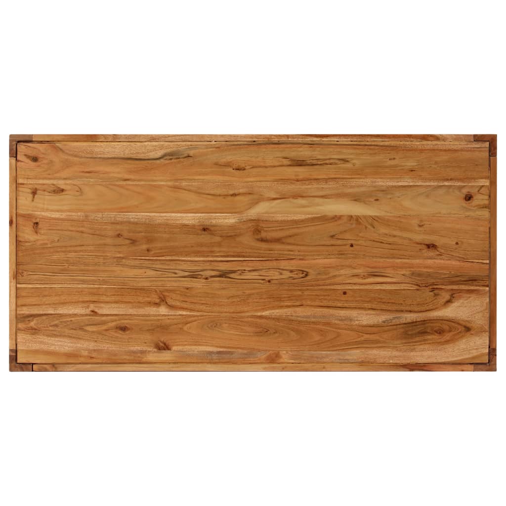 VidaXL Masă de bucătărie, maro, 120x60x78 cm, lemn masiv de acacia