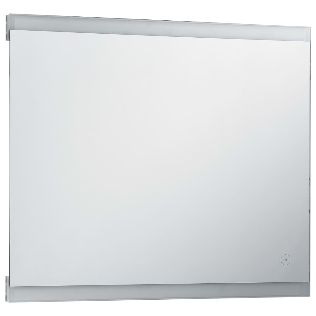 vidaXL Oglindă cu LED de perete de baie, cu senzor tactil, 60 x 50 cm