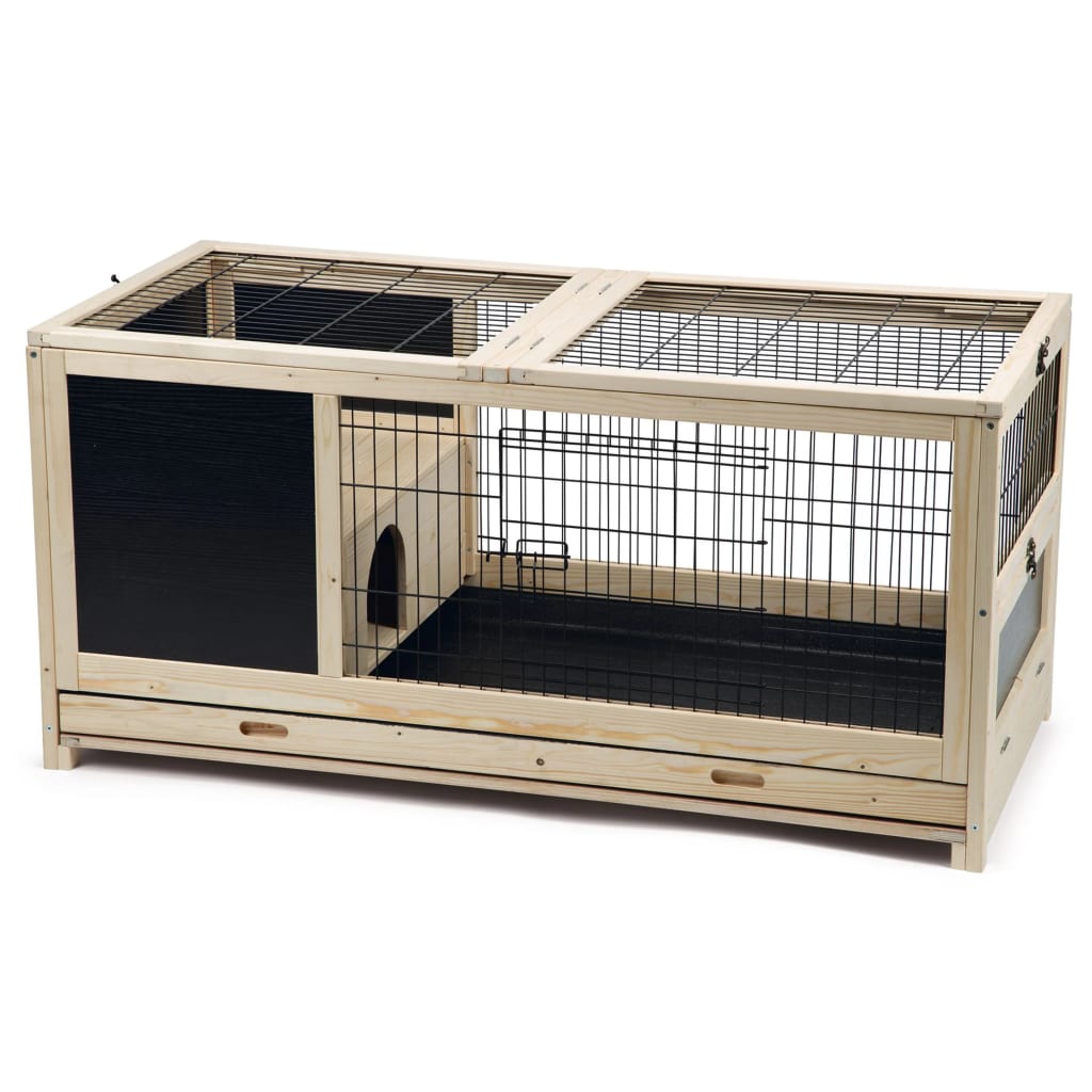 Beeztees Cușcă de iepuri pentru interior Jez, 116x54x55,5 cm, lemn