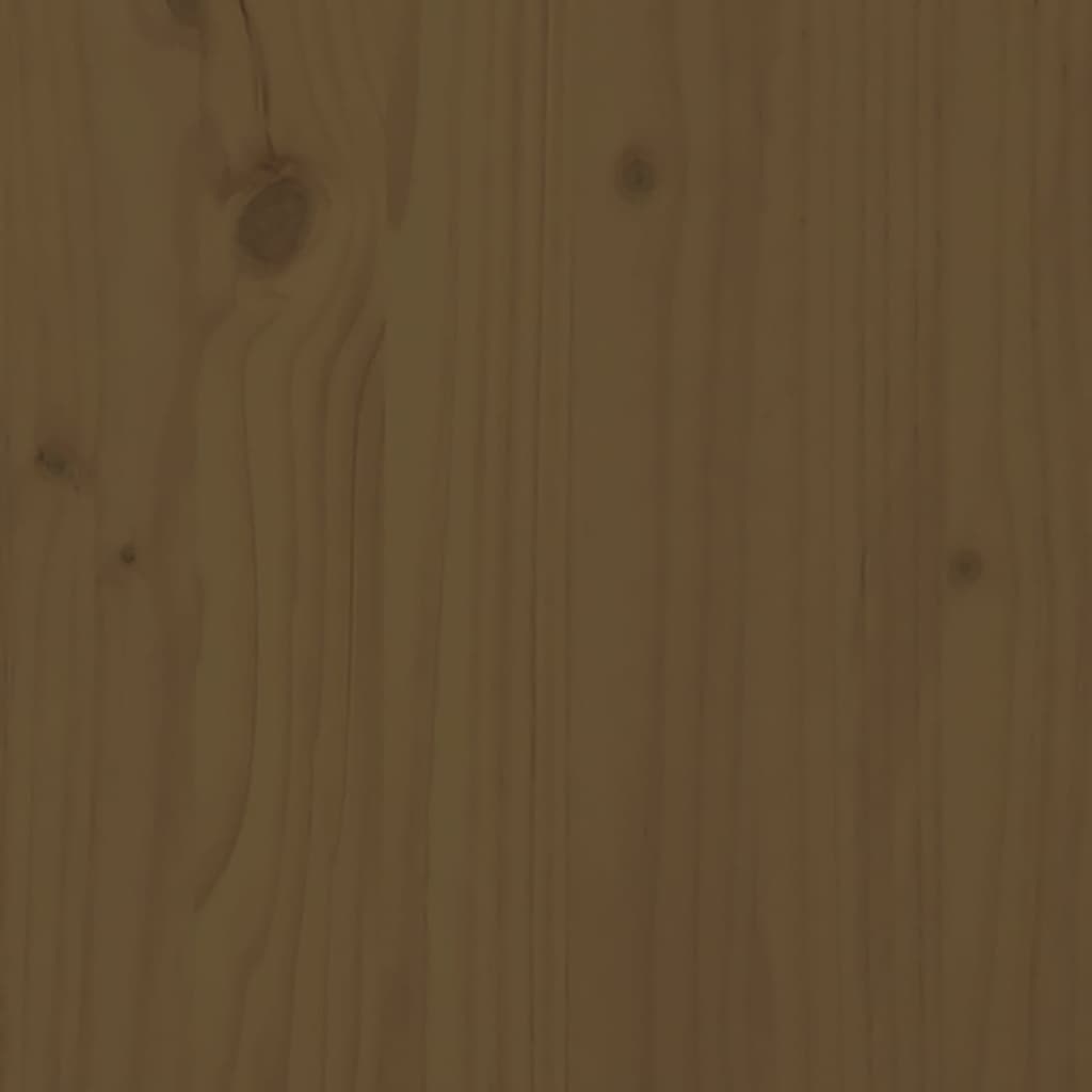vidaXL Măsuță de cafea, maro miere, 80x55x40,5 cm, lemn masiv de pin