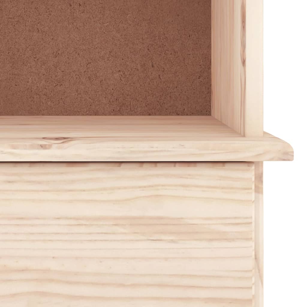 vidaXL Bibliotecă cu sertare „ALTA”, 77x35x186,5 cm, lemn masiv de pin