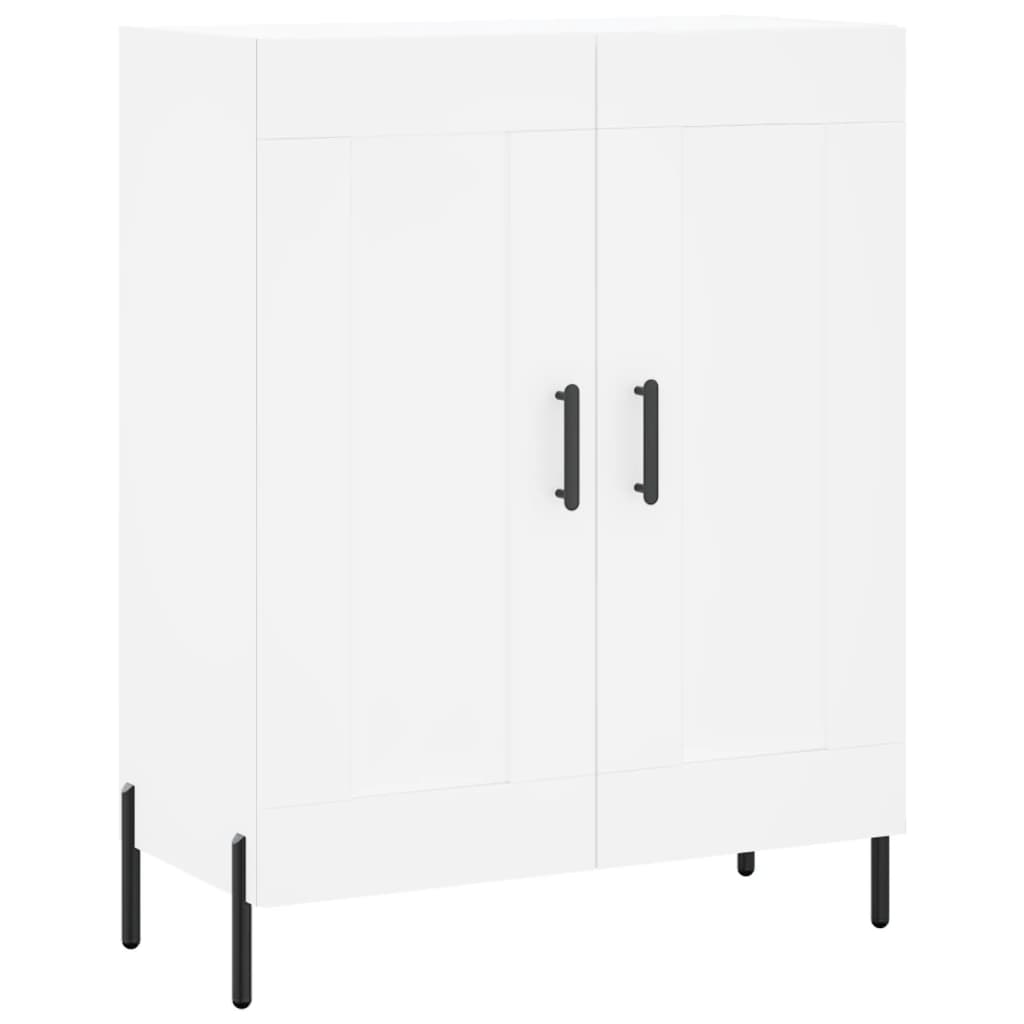 vidaXL Servantă, alb, 69,5x34x90 cm, lemn compozit