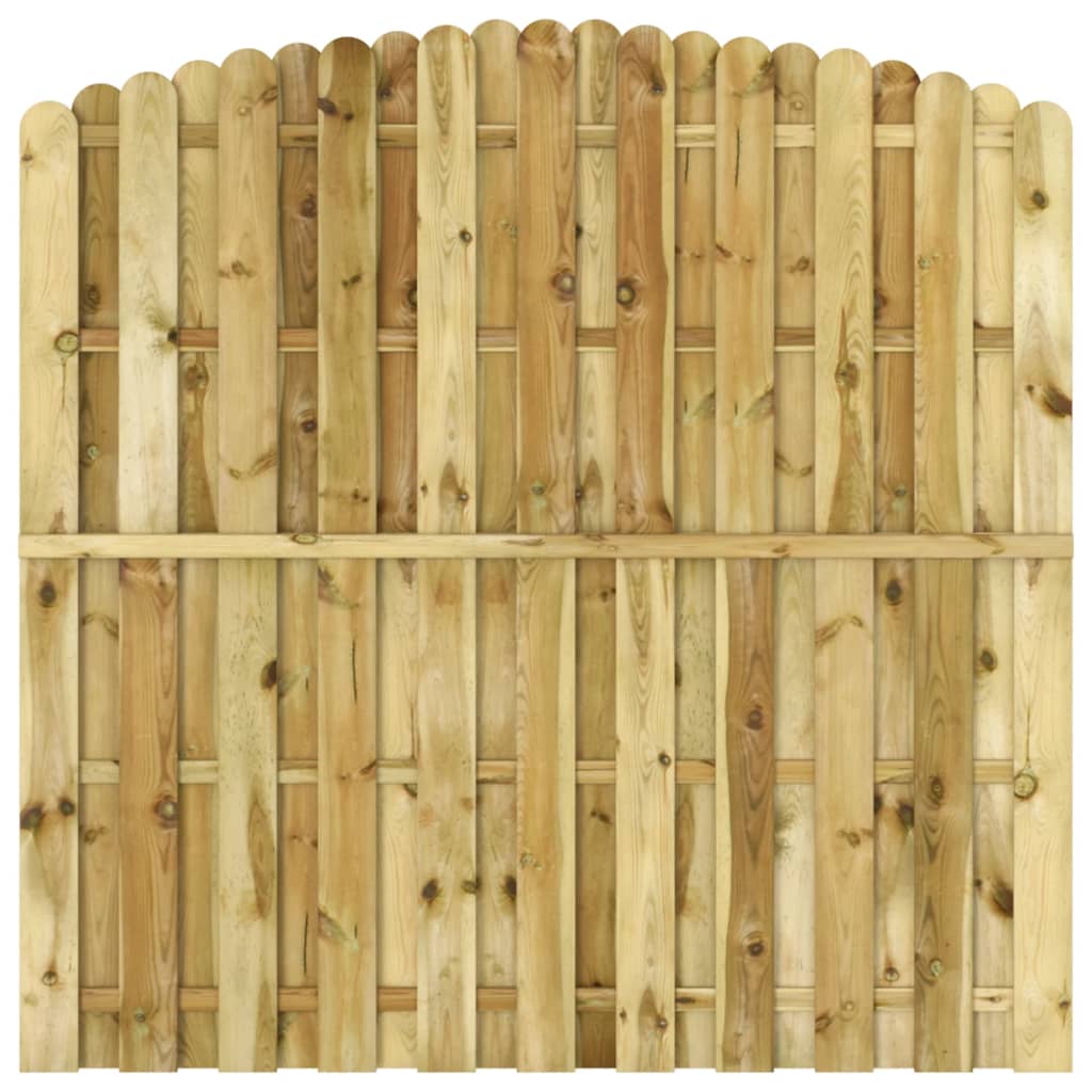 vidaXL Panou de gard, 180 x (165-180) cm, lemn de pin tratat