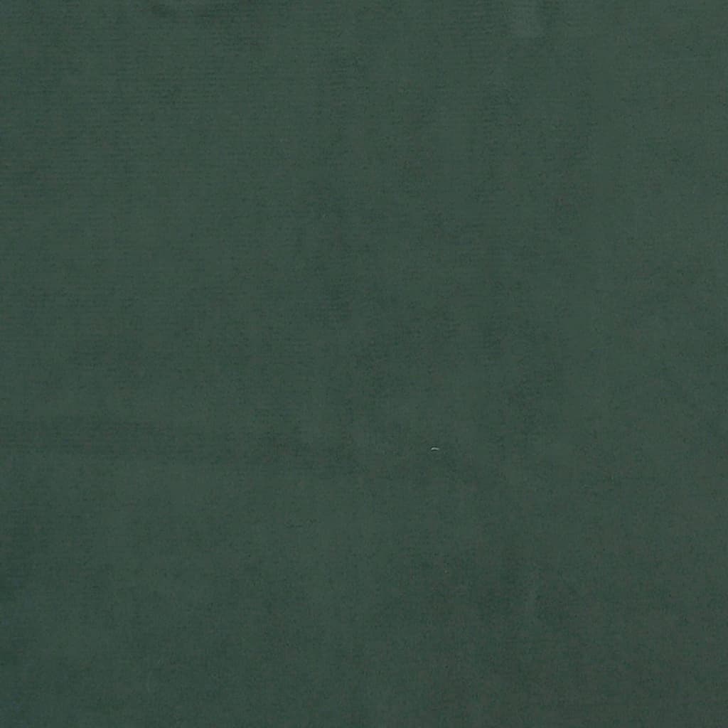 vidaXL Tăblie de pat, verde închis, 80x5x78/88 cm, catifea