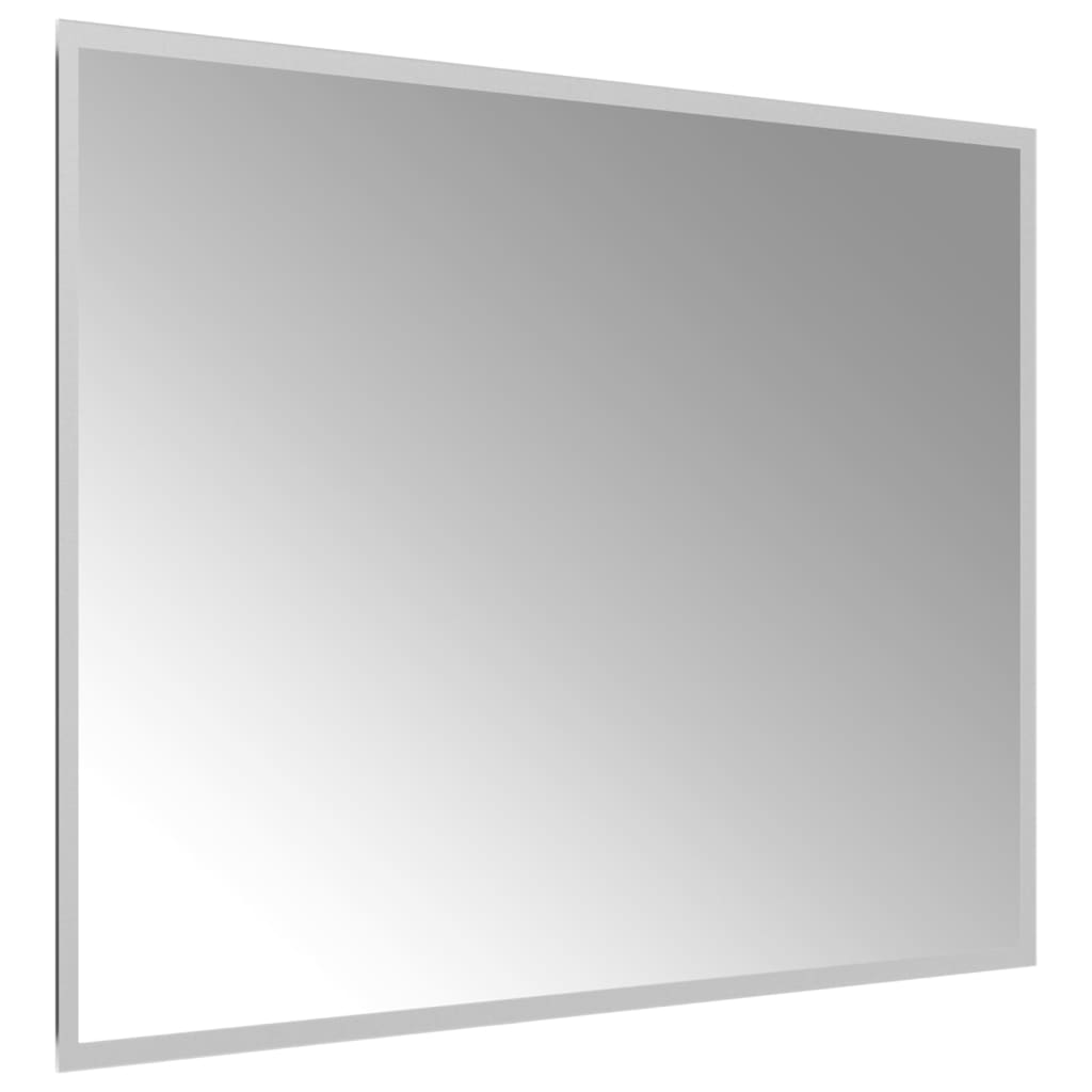vidaXL Oglindă de baie cu LED, 80x60 cm