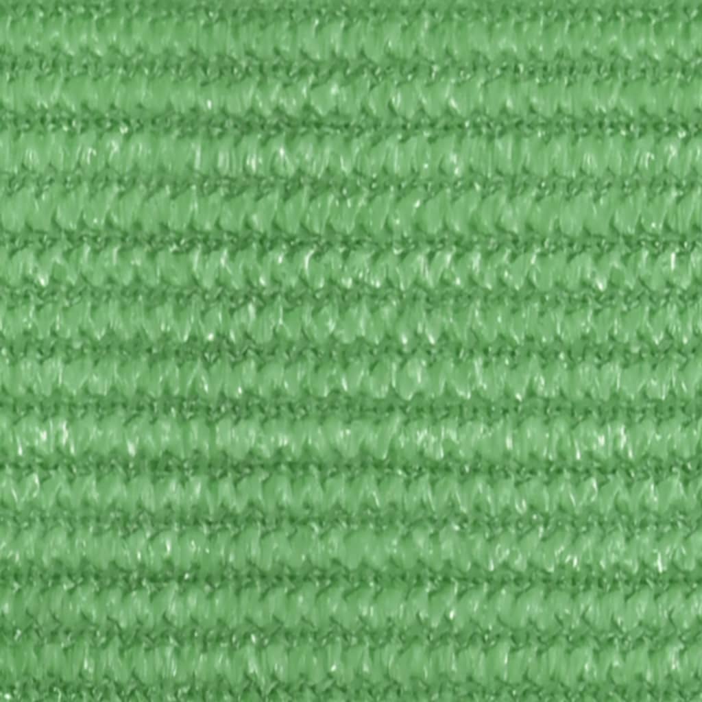 vidaXL Pânză parasolar, verde deschis, 4x5x6,8 m, 160 g/m², HDPE