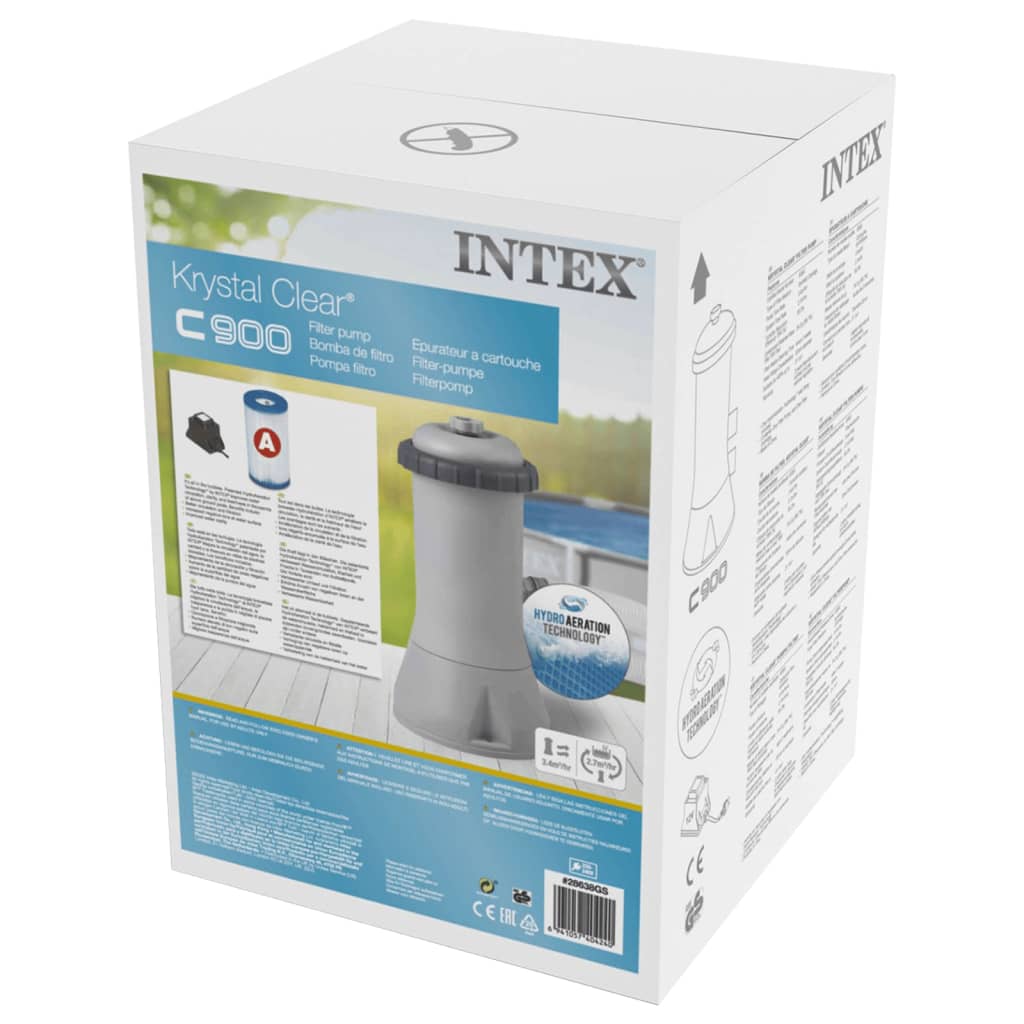 Intex Pompă filtru tip cartuș, 3407 L/h, 28638GS