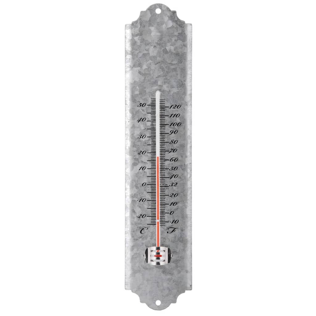 Esschert Design Termometru de perete, 30 cm, zinc vechi, OZ10