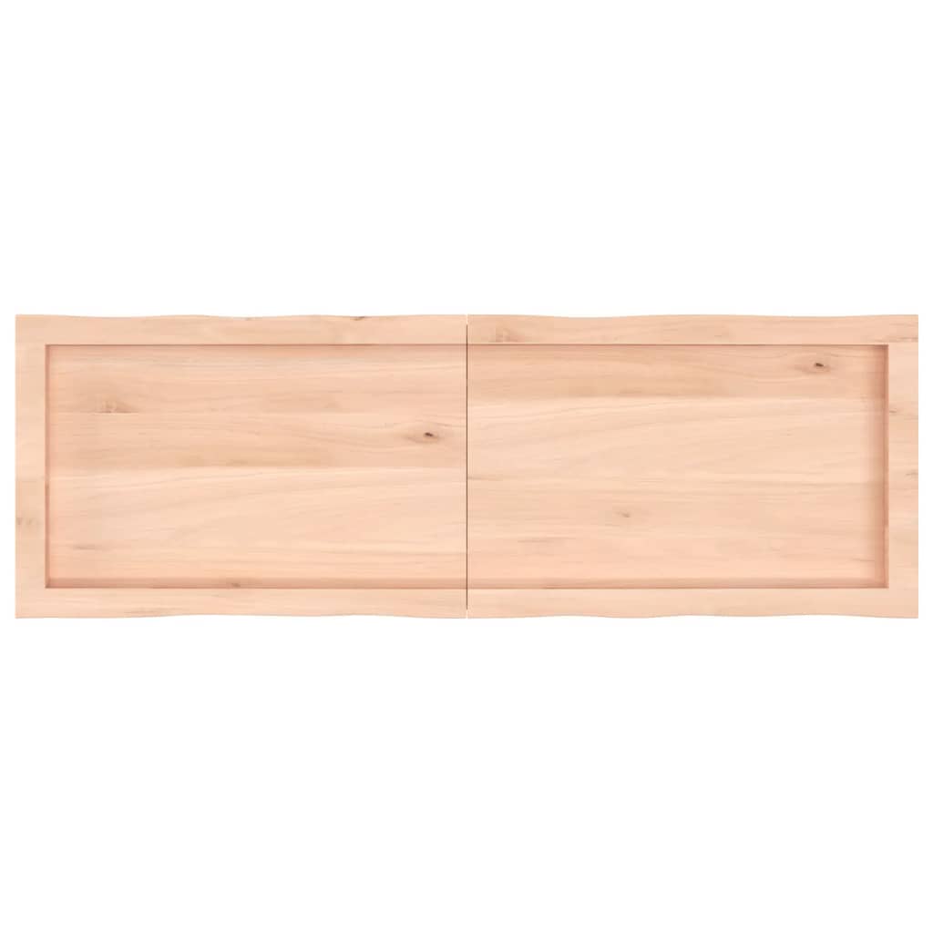 vidaXL Blat masă 120x40x(2-4) cm lemn stejar netratat contur organic