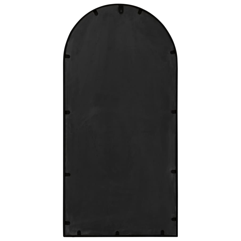 vidaXL Oglindă,negru, 90x45 cm,fier, pentru utilizare în interior