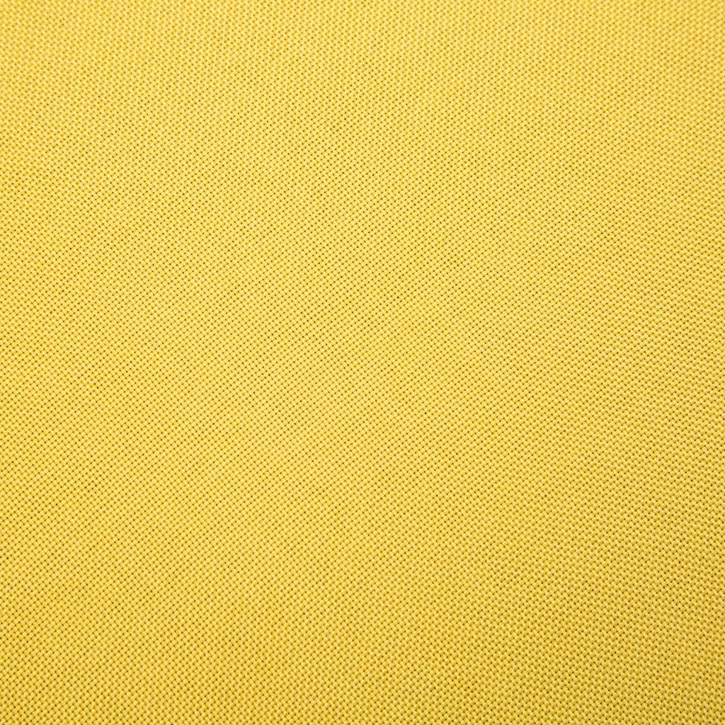vidaXL Set canapea de 3 persoane, 2 piese, material textil, galben