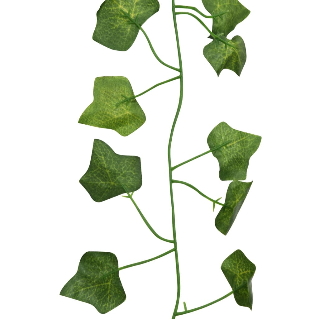 vidaXL Ghirlande de iederă artificială, 12 buc., verde, 200 cm