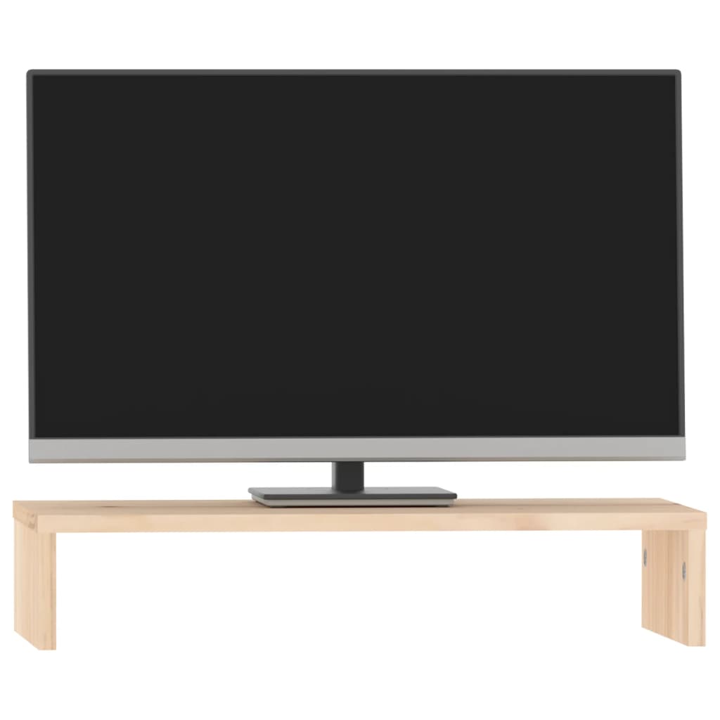 vidaXL Suport pentru monitor, 50x27x10 cm, lemn masiv de pin