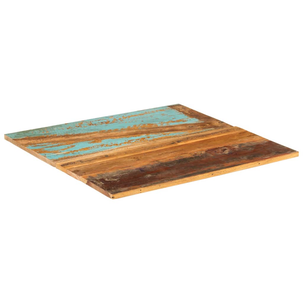 vidaXL Blat de masă pătrat, 70 x 70 cm, lemn masiv reciclat, 15-16 mm