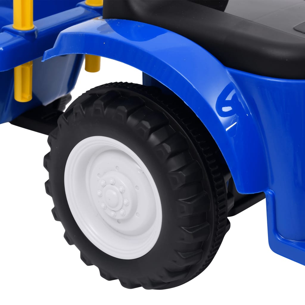 vidaXL Tractor pentru copii New Holland, albastru
