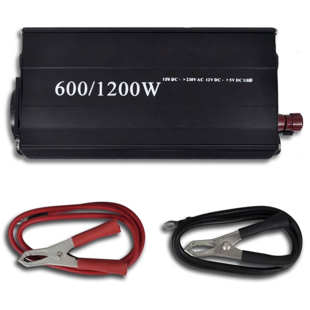 Convertor de tensiune 600-1200 W cu port USB