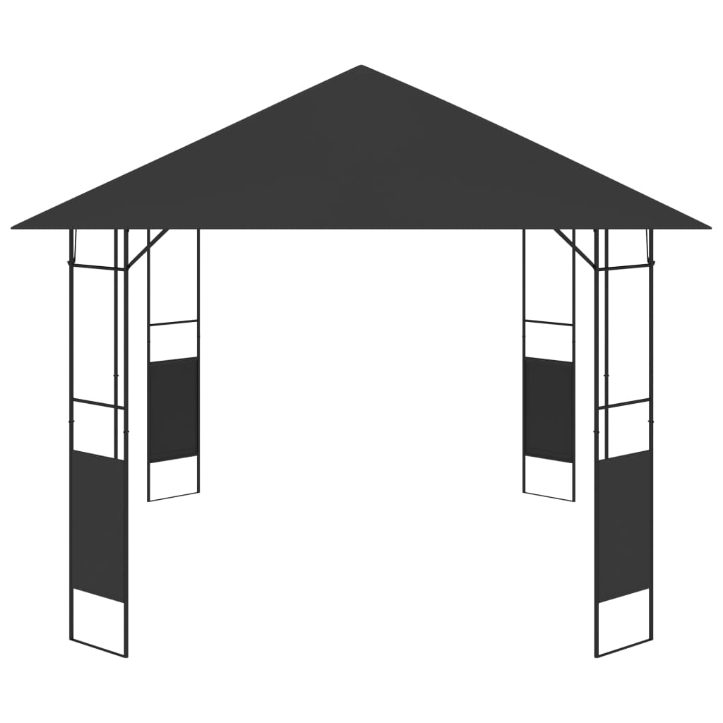 vidaXL Pavilion de grădină, antracit, 4 x 3 m, 160 g/m²