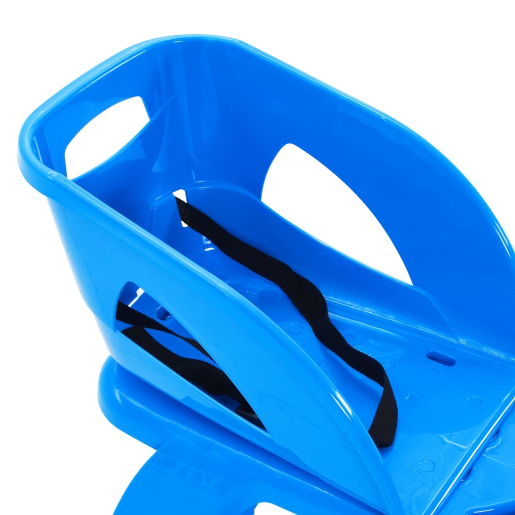 vidaXL Sanie cu scaun și volan, albastru, 102,5x40x23cm, polipropilenă