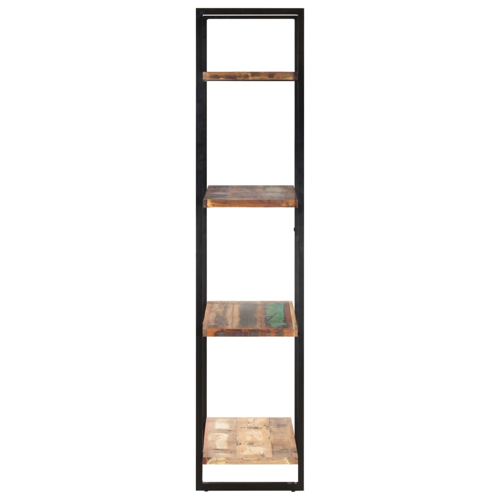 vidaXL Bibliotecă cu 4 rafturi, 80 x 40 x 180 cm, lemn masiv reciclat