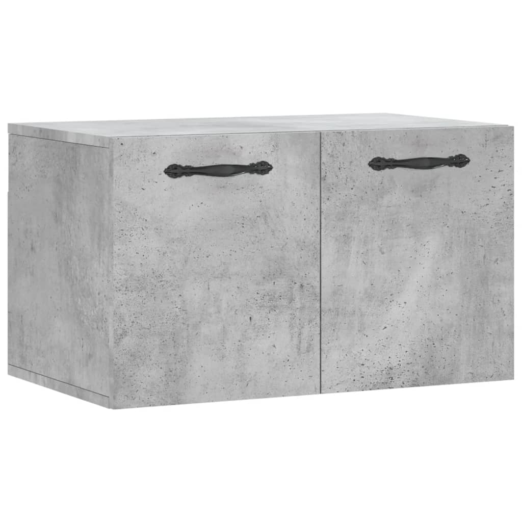 vidaXL Dulap de perete, gri beton, 60x36,5x35 cm, lemn prelucrat