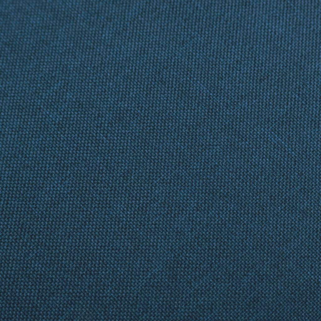 vidaXL Scaune de bar, 2 buc., albastru, material textil