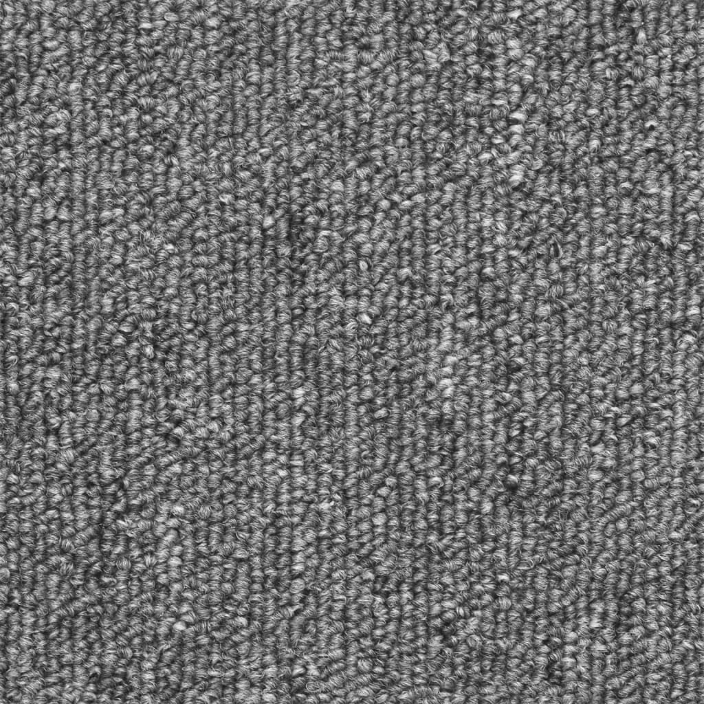 vidaXL Covorașe de scară, 10 buc., gri închis, 56x17x3 cm