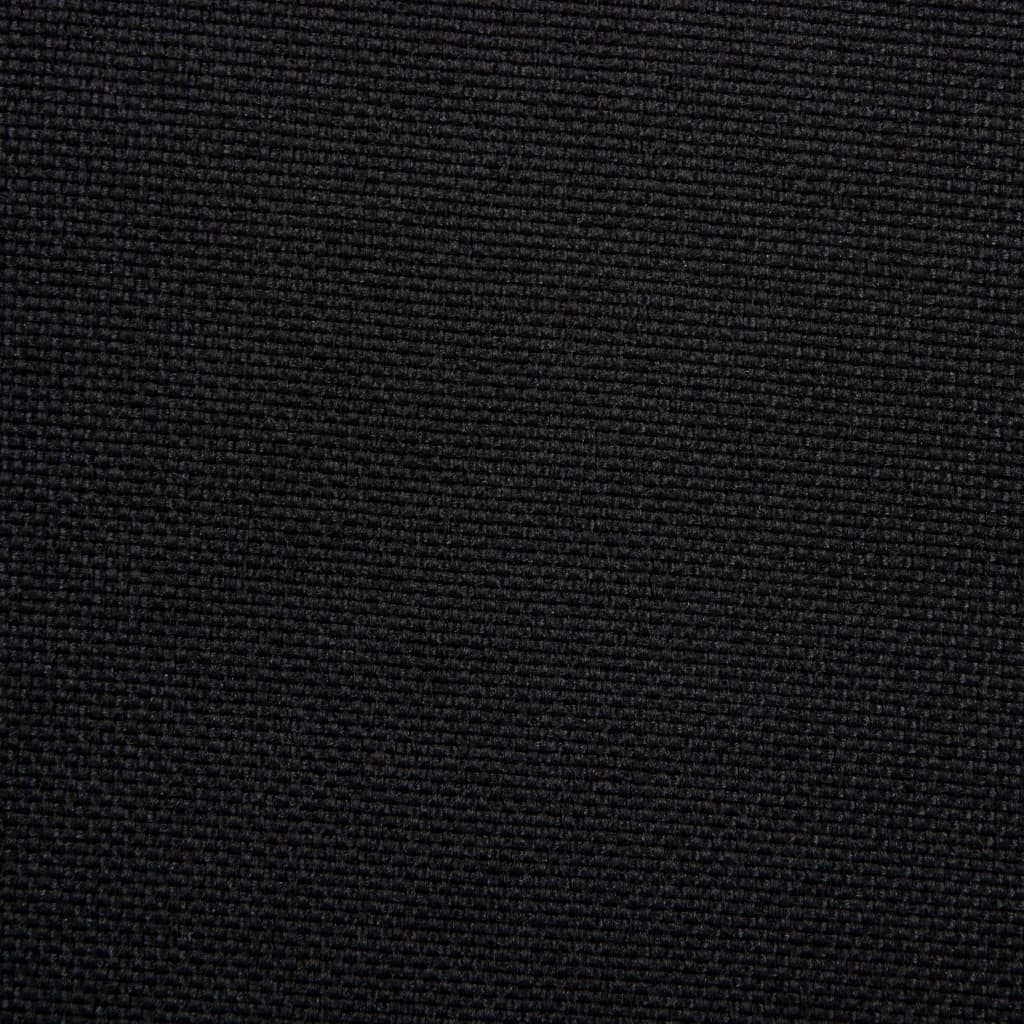 vidaXL Scaun de sufragerie pivotant, negru, material textil