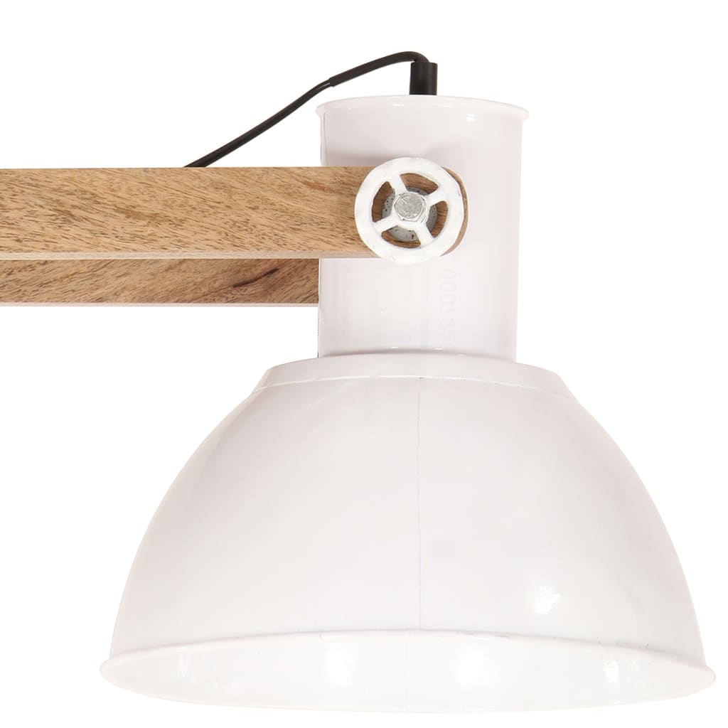 vidaXL Lampă suspendată industrială, 25 W, alb, 109 cm, E27