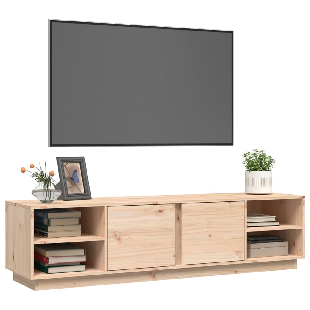 vidaXL Comodă TV, 156x40x40 cm, lemn masiv de pin