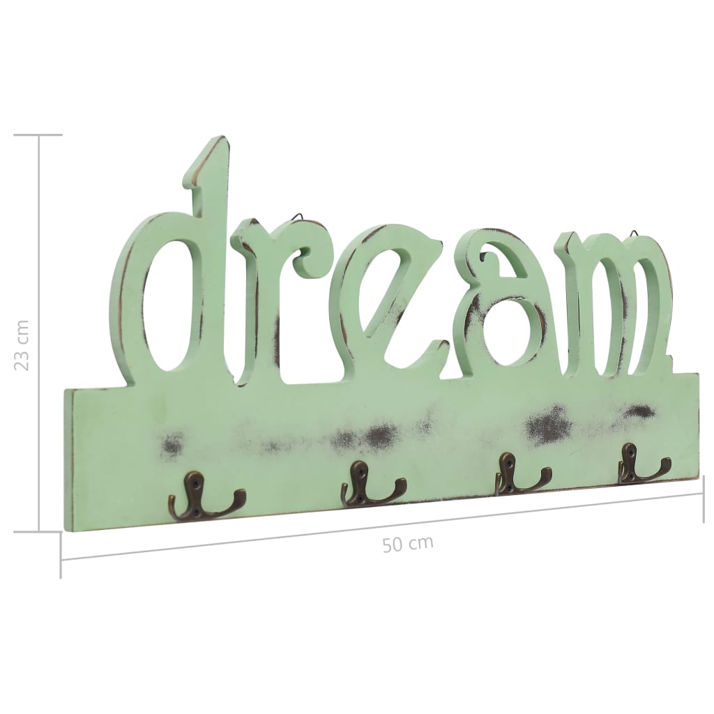 vidaXL Cuier de perete DREAM, 50 x 23 cm