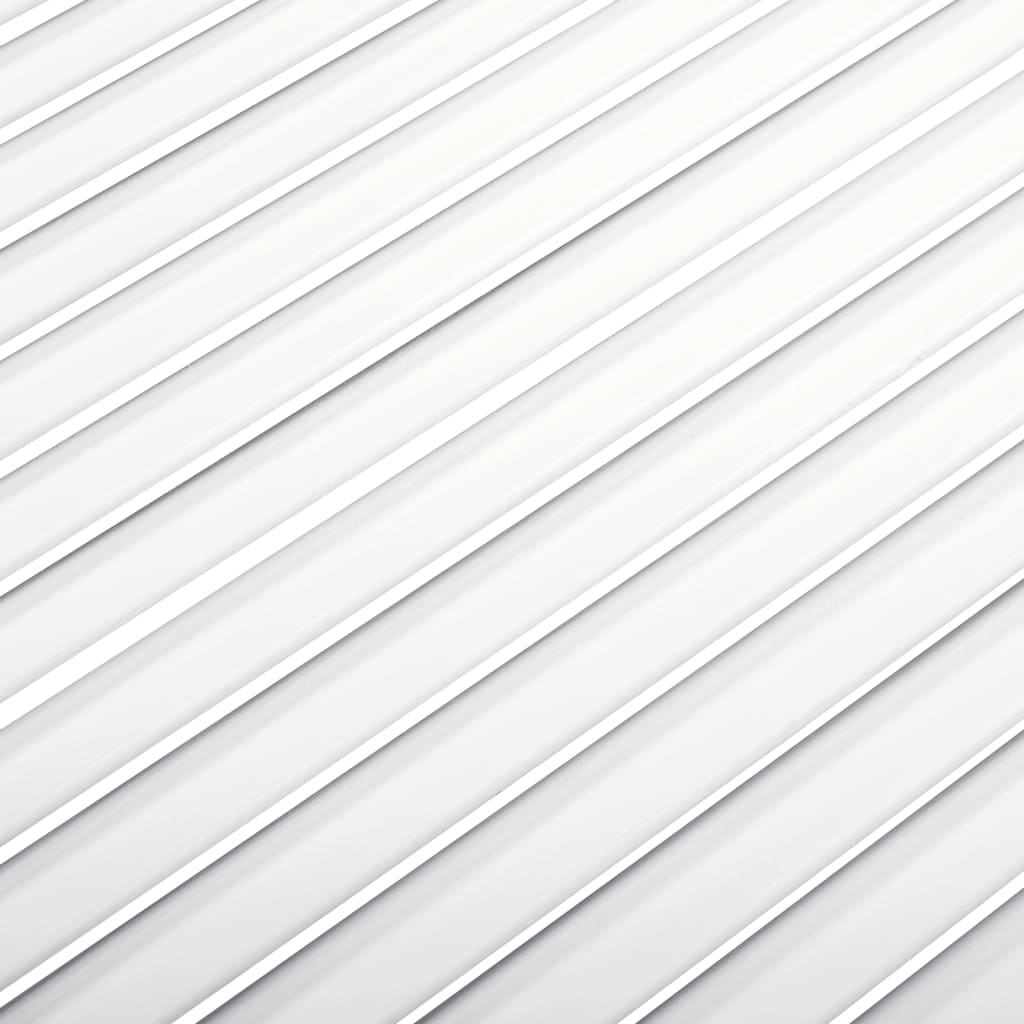 vidaXL Uși dulap design lambriu 4 buc. alb 69x59,4 cm, lemn masiv pin