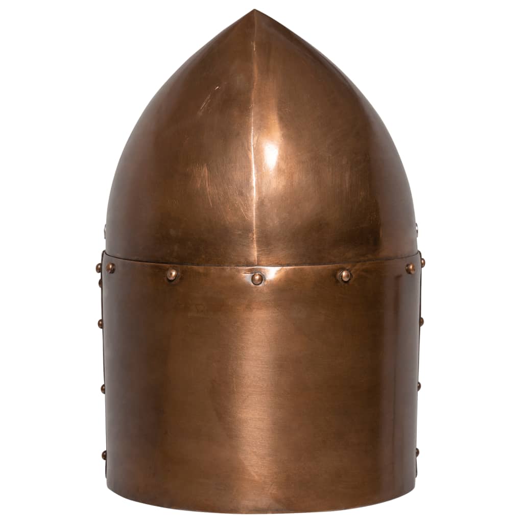 vidaXL Coif cavaler medieval antichizat, jocuri roluri, arămiu, oțel
