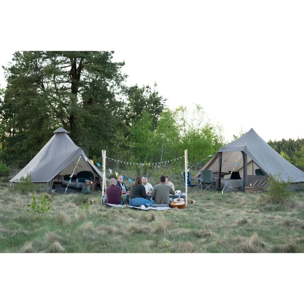 Easy Camp Cort cabină „Moonlight” pentru 10 persoane, gri