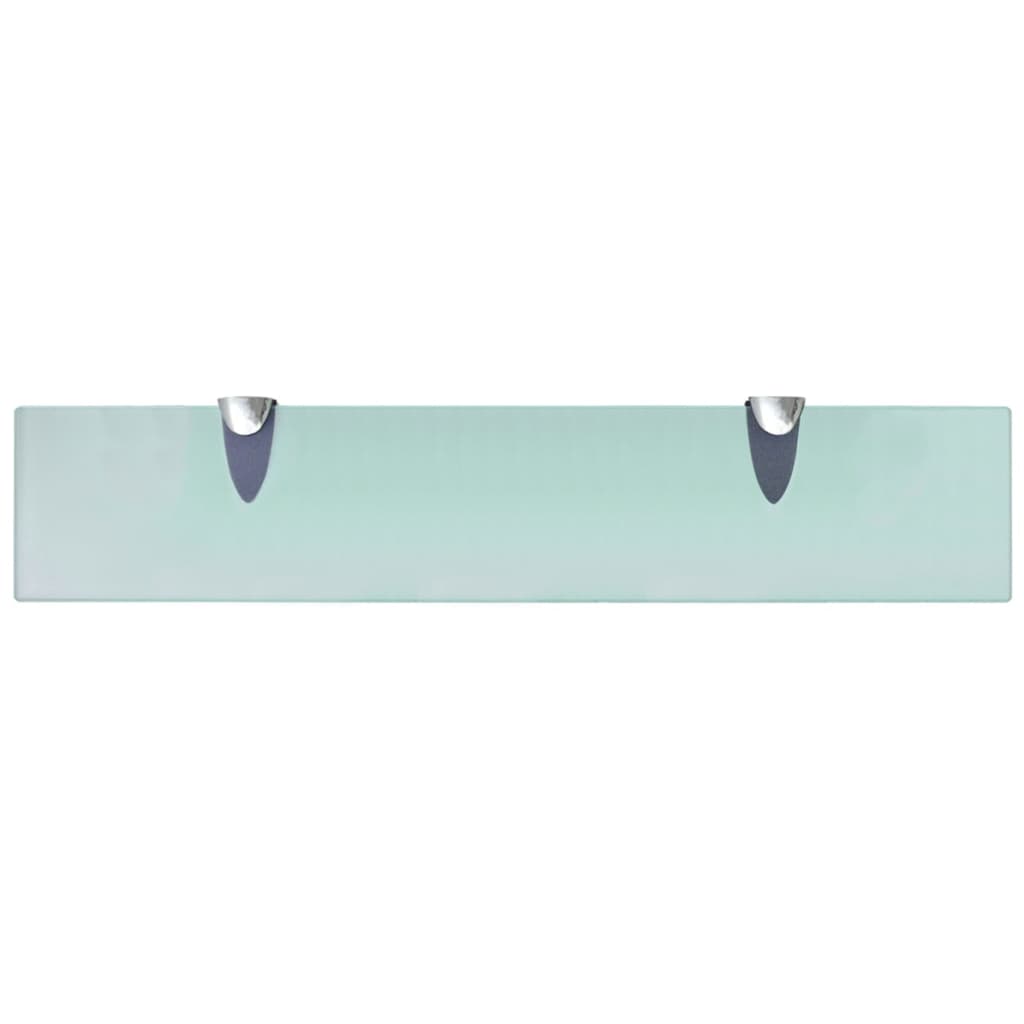 vidaXL Rafturi suspendate, 2 buc., 50 x 10 cm, sticlă, 8 mm