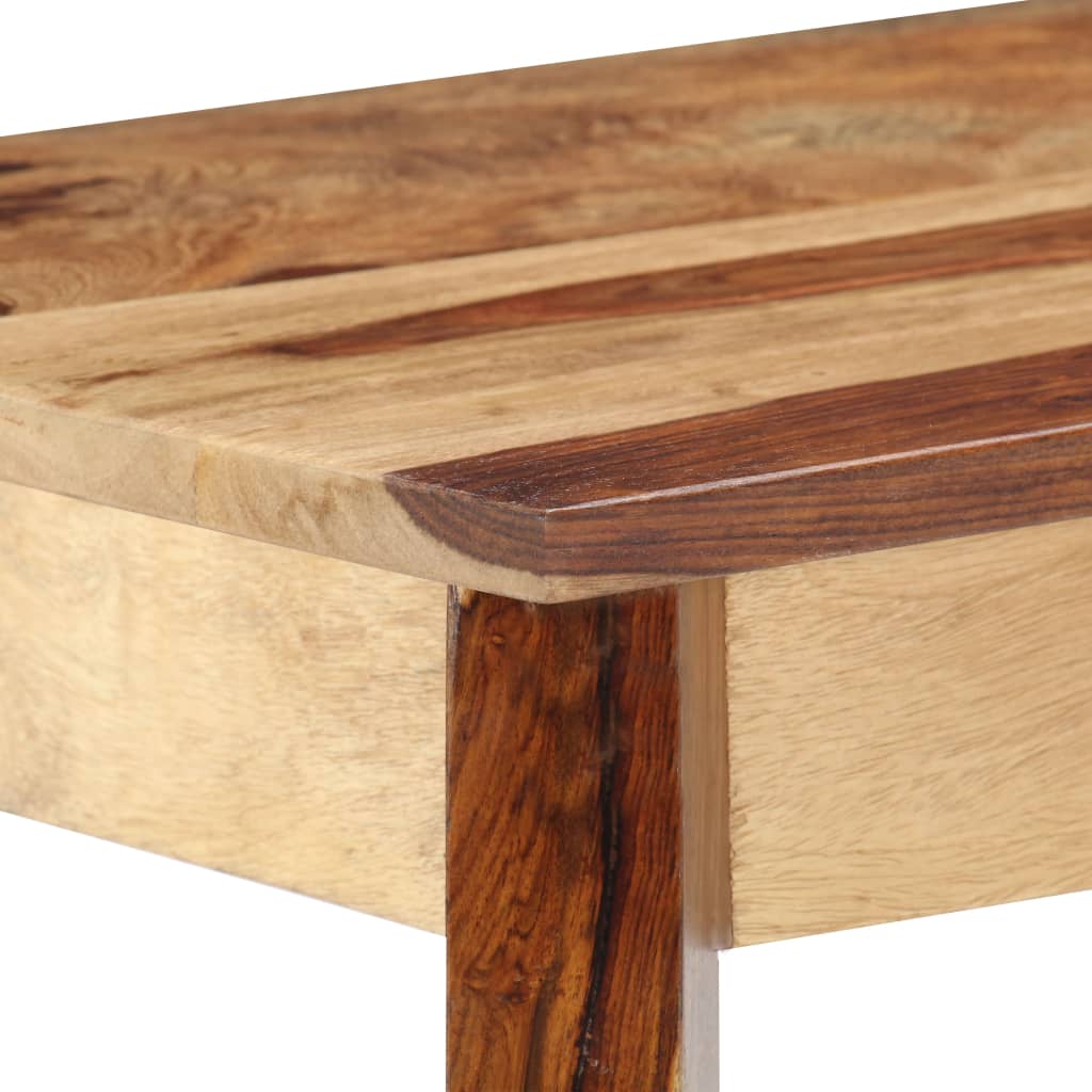 vidaXL Masă consolă, 110x35x76 cm, lemn masiv de sheesham