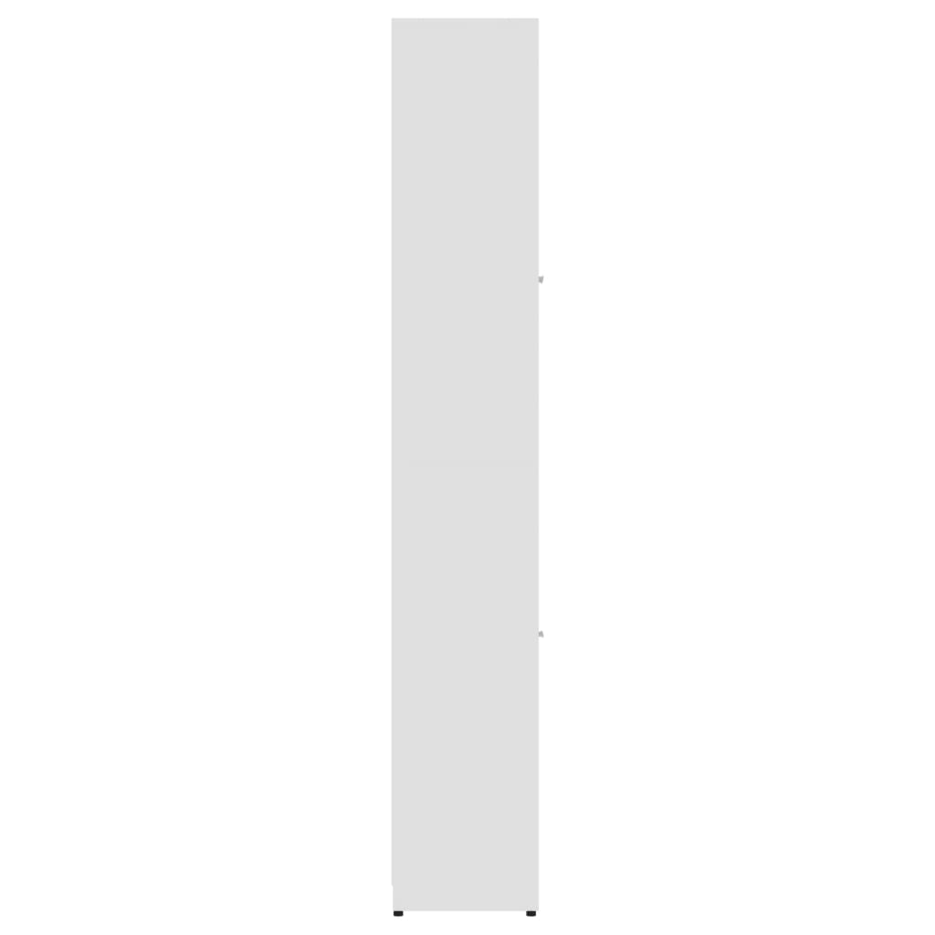 vidaXL Dulap de baie, alb, 30x30x183,5 cm, PAL