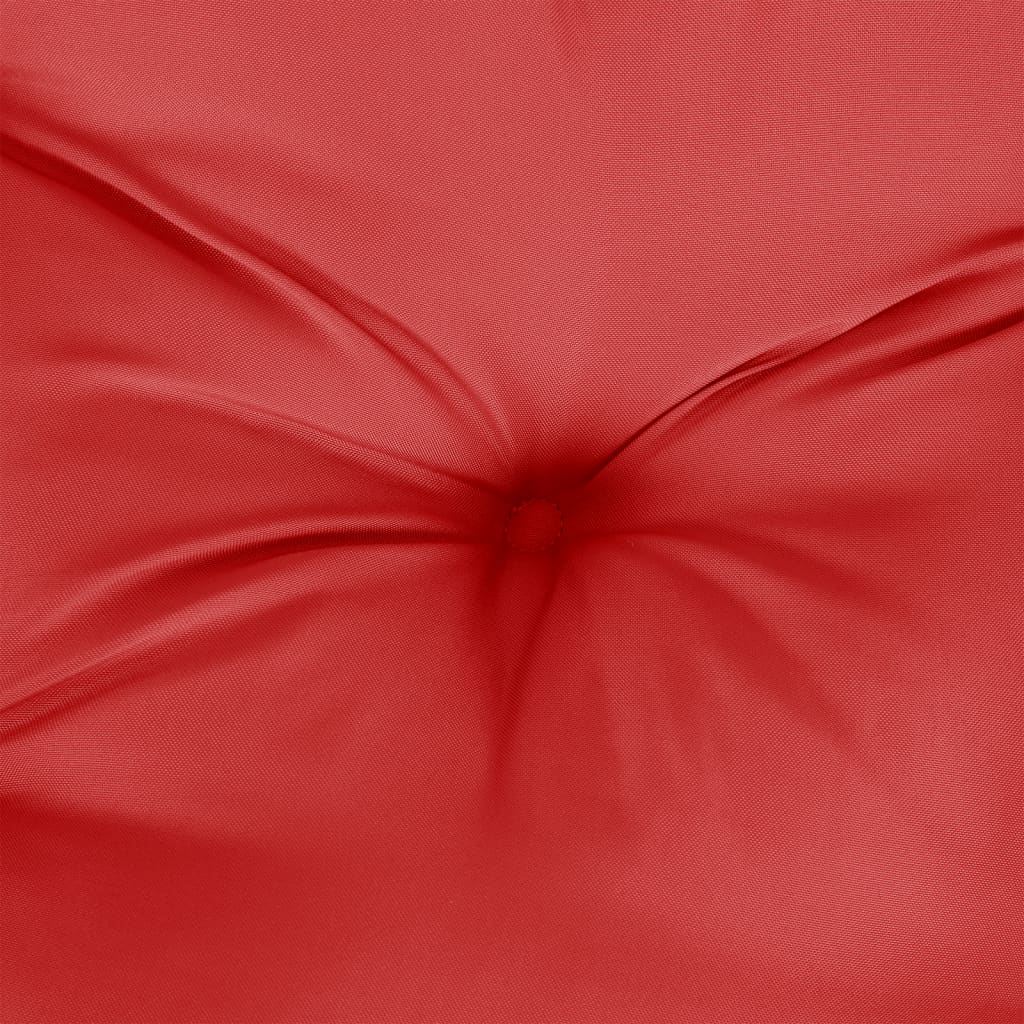 vidaXL Pernă pentru paleți, roșu, 70x70x12 cm, material textil