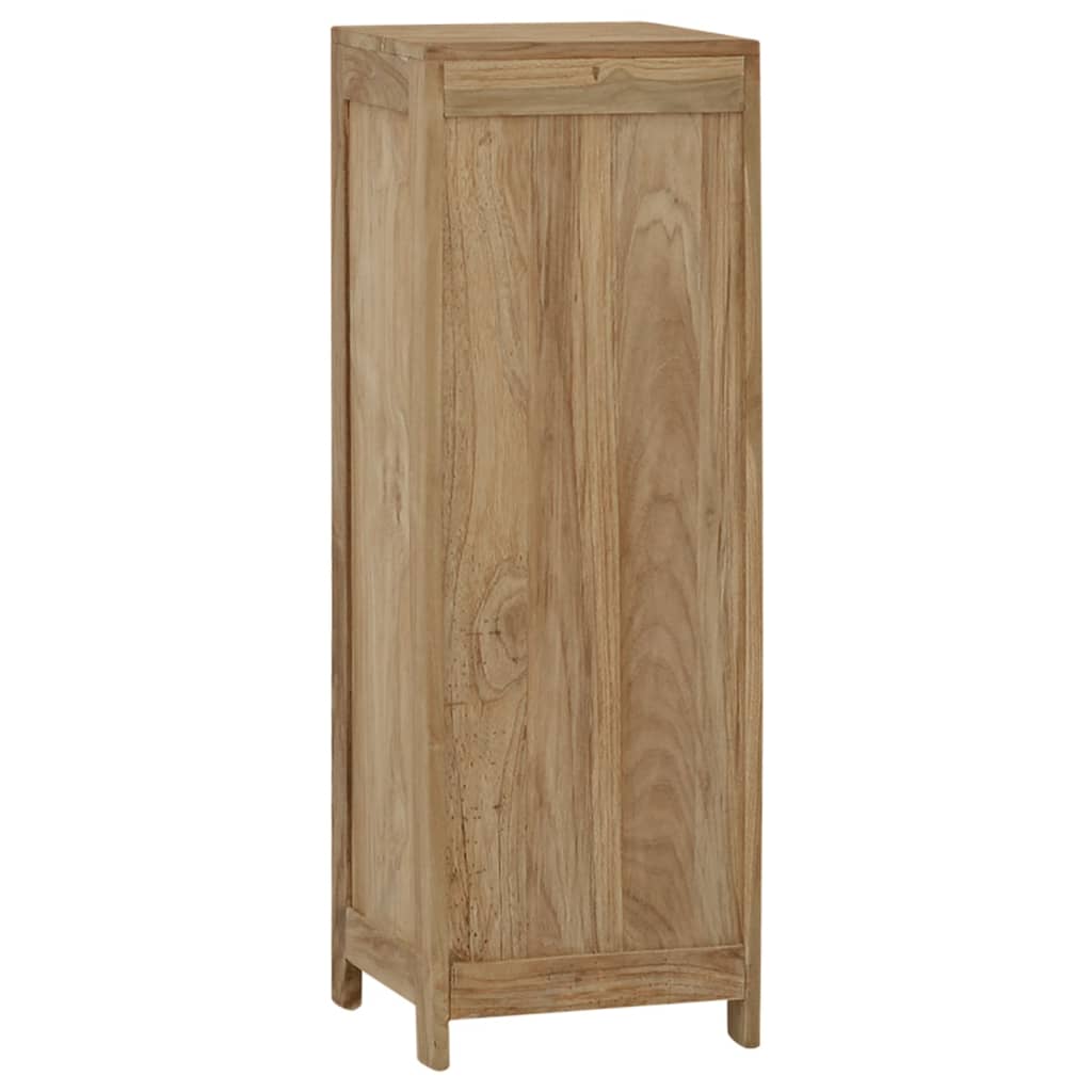 vidaXL Comodă cu sertare, 30x30x90 cm, lemn masiv tec