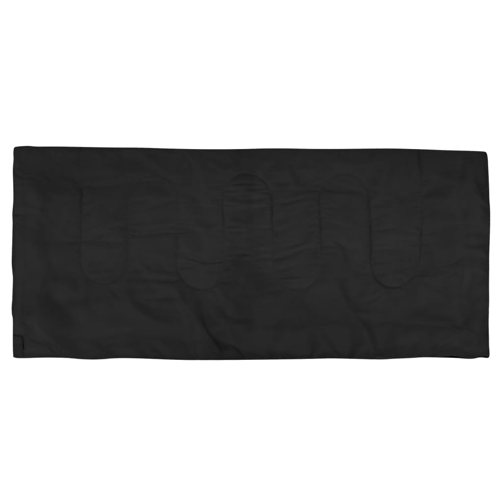 vidaXL Sac de dormit ușor pentru copii tip plic, negru, 670 g, 15°C