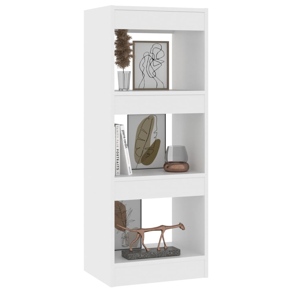 vidaXL Bibliotecă/Separator cameră, alb, 40x30x103 cm, PAL
