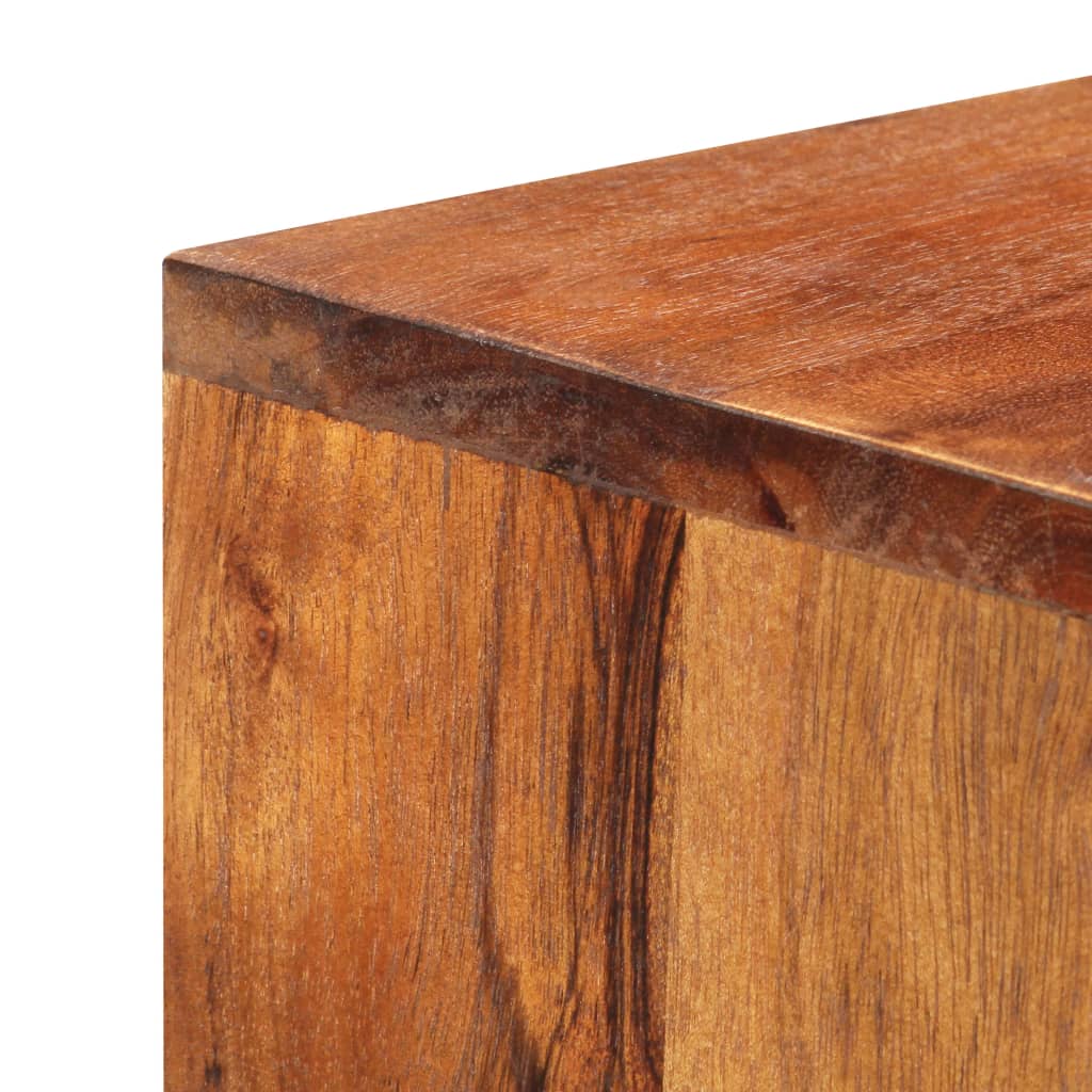 vidaXL Comodă, 80 x 30 x 100 cm, lemn masiv de acacia