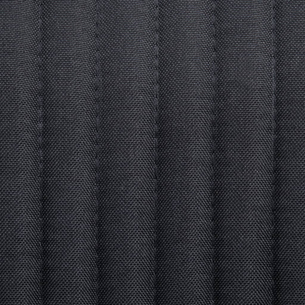 vidaXL Scaune de sufragerie, 6 buc. negru, material textil