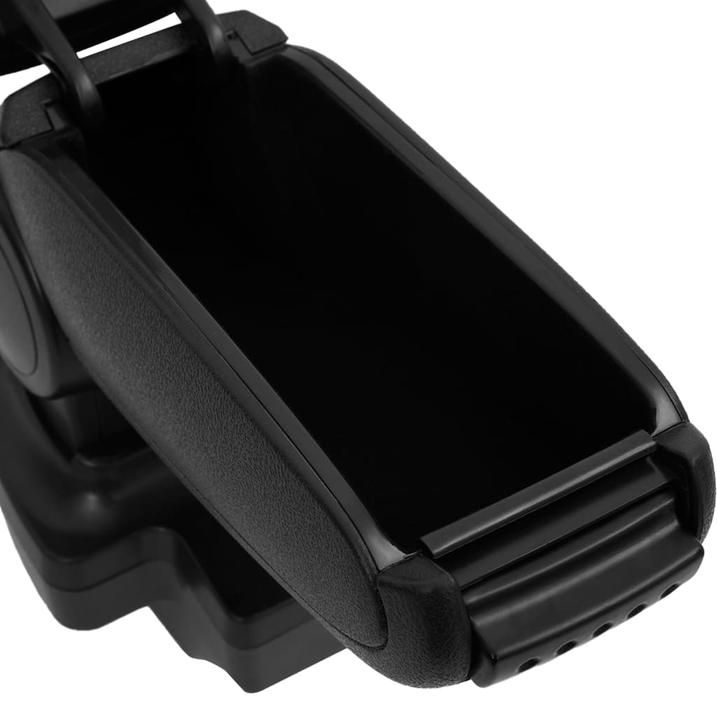 vidaXL Cotieră auto, negru, 15x35x(33-49,5) cm ABS