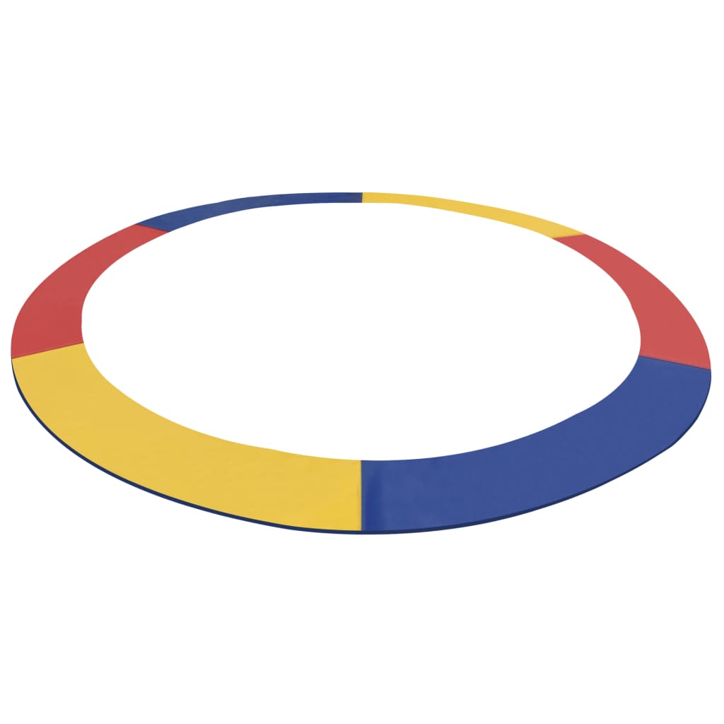 vidaXL Bandă de siguranță trambulină rotundă de 3,66 m multicolor PVC
