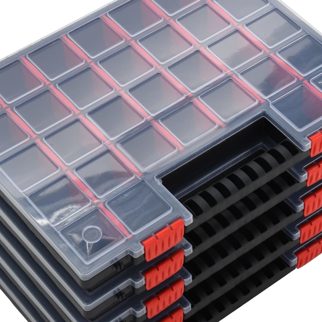 vidaXL Cutii de organizare, 5 buc., 40x30x5 cm, polipropilenă