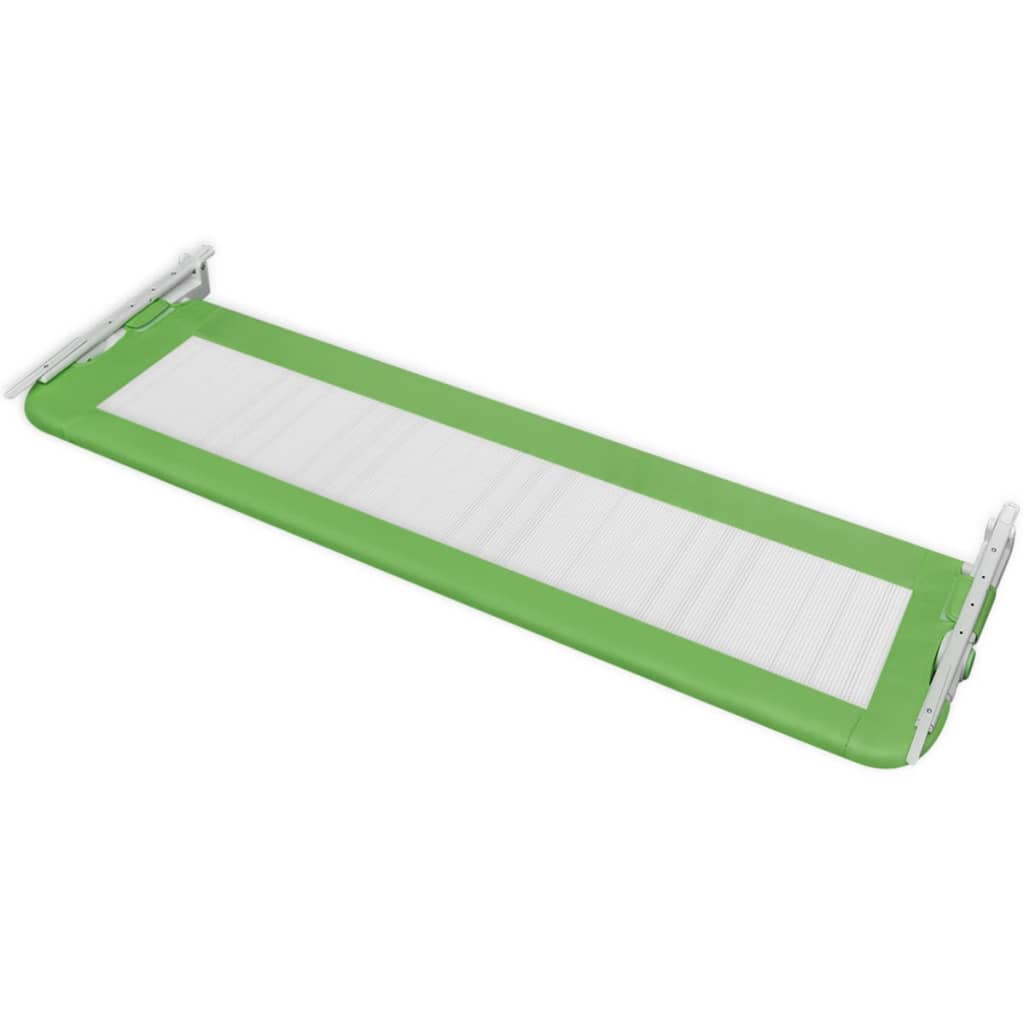 vidaXL Balustradă de siguranță pentru pat de copil, verde, 150x42 cm