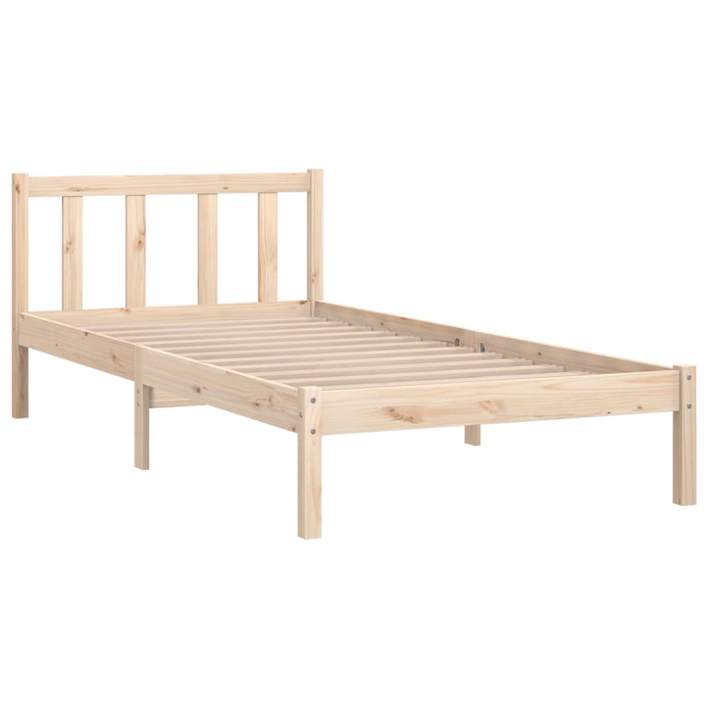 vidaXL Cadru de pat, 100x200 cm, lemn masiv de pin